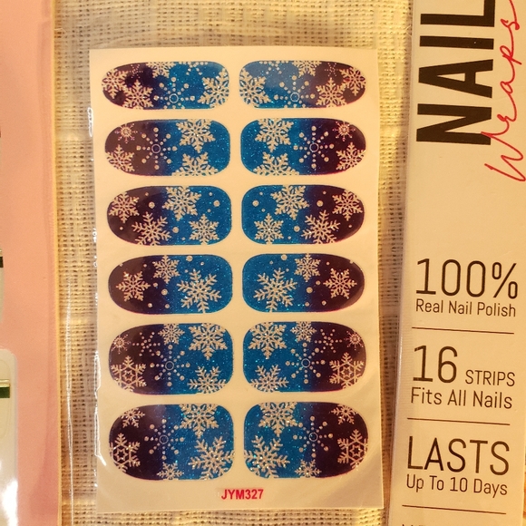 3 diffetent setsSplatter design nail polish strips - Picture 5 of 9